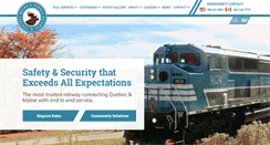 Desktop Screenshot of cmqrailway.com